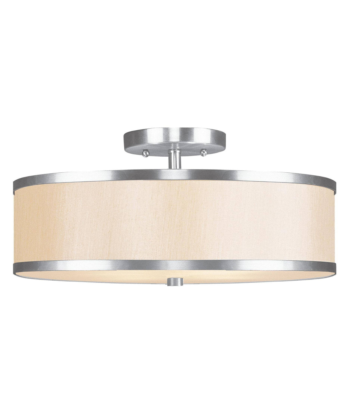 Semi Flush Mount Light, Brushed Nickel Z58292