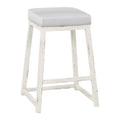 26x22 Counter Height Metal Backless Barstool H673905