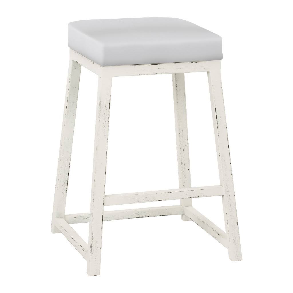 26x22 Counter Height Metal Backless Barstool H673905