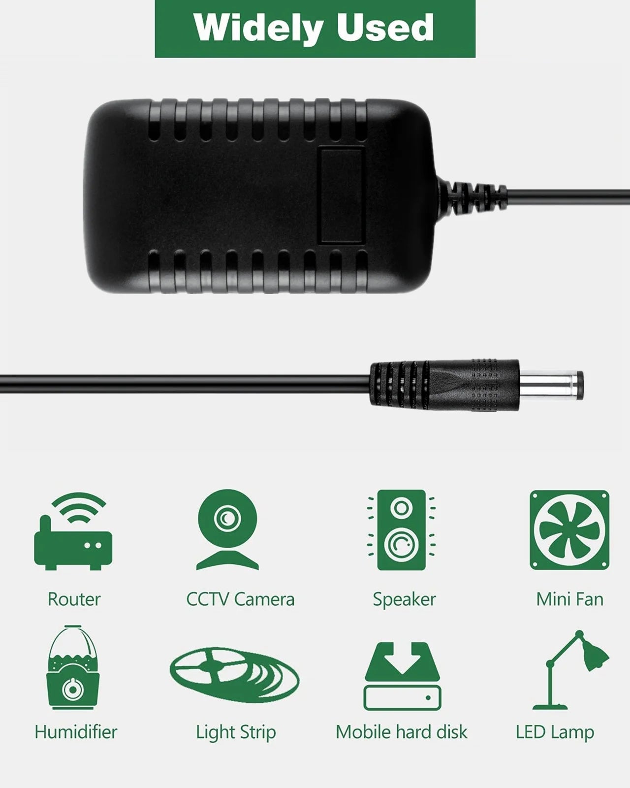 AC / DC Adapter Replacement for Stationary Bicycles Upright Bikes Power Supply I431