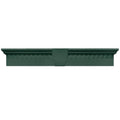 Dentil Window Header with Keystone Forest Green V4567