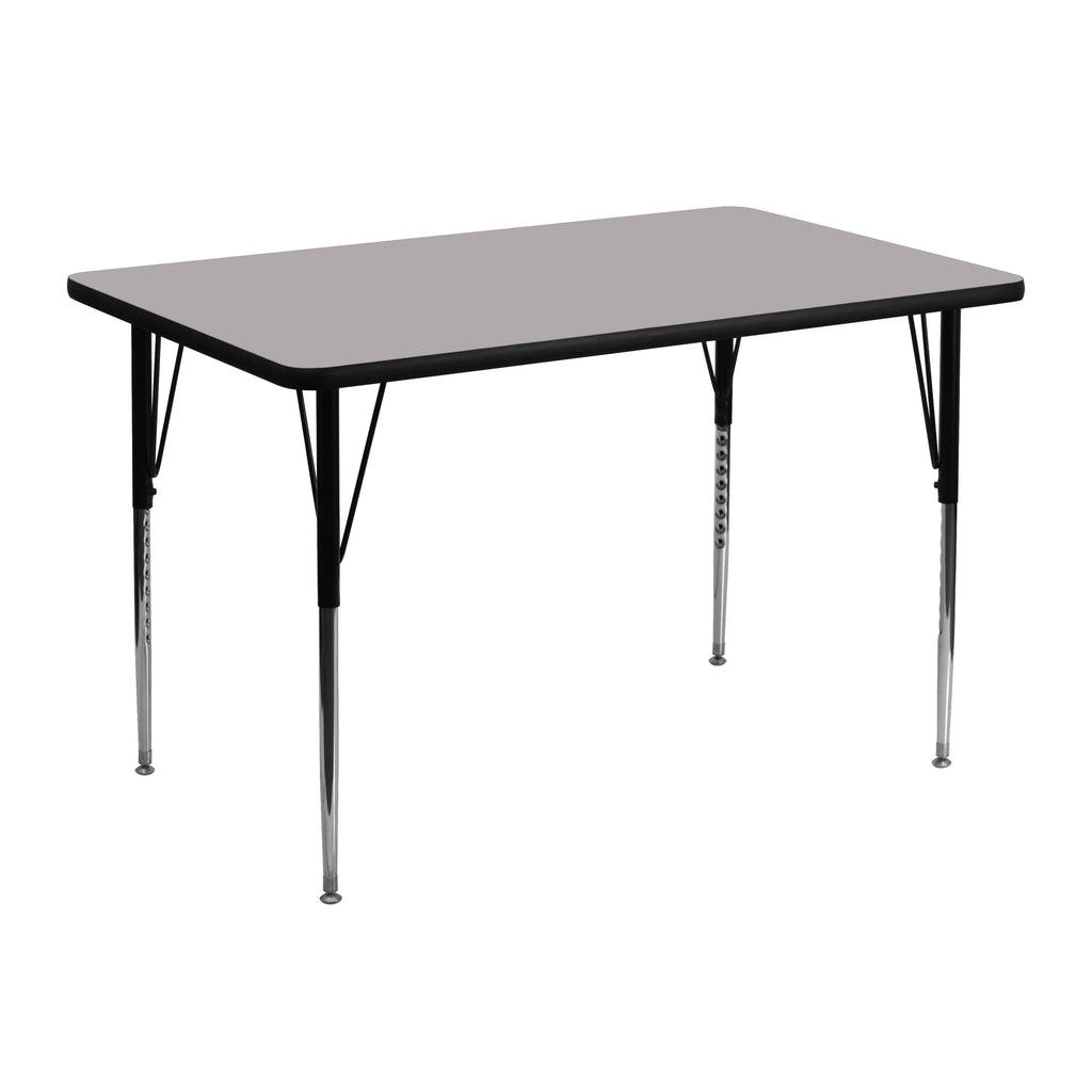 Grey Rectangular Activity Table U8947
