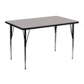 Grey Rectangular Activity Table U8947