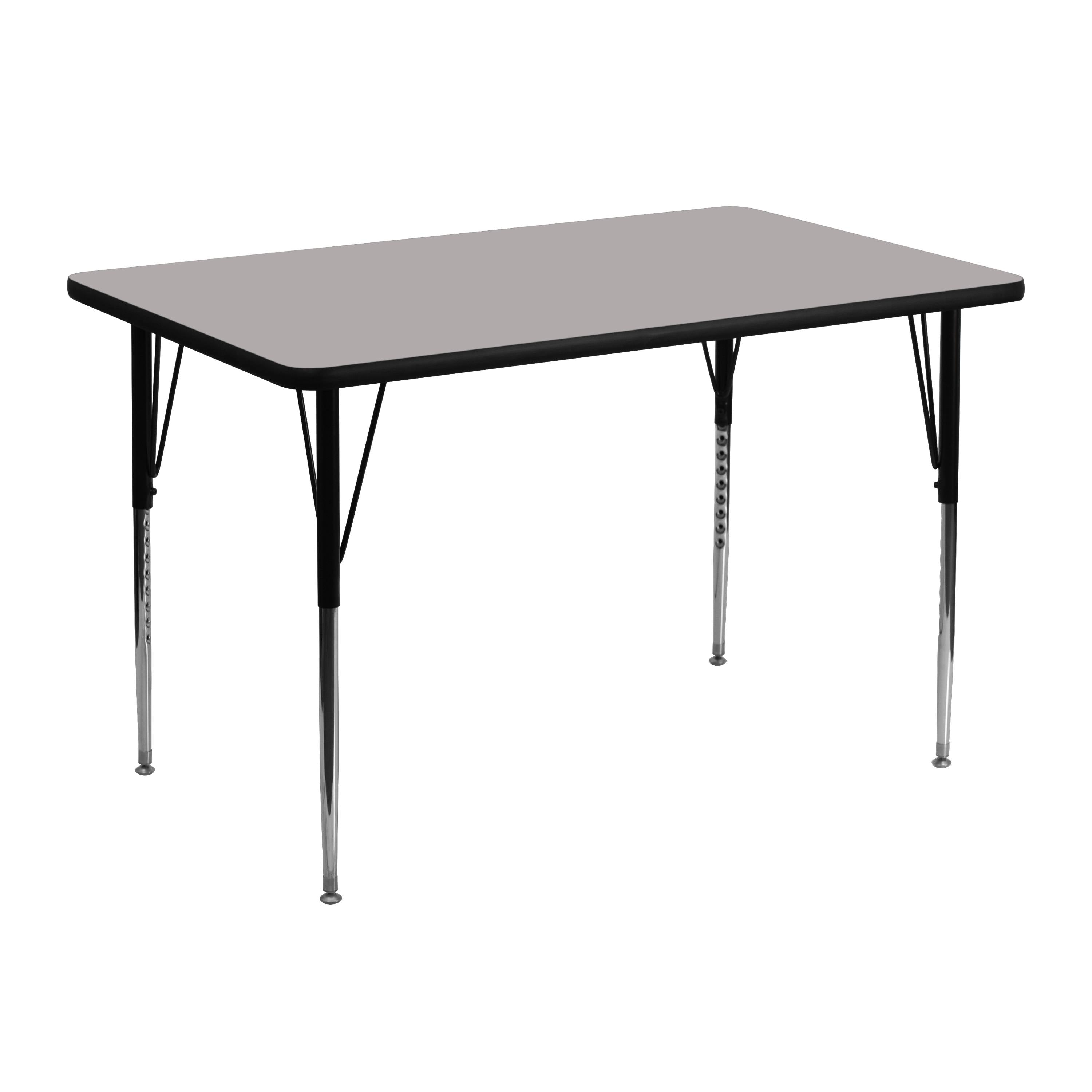 Grey Rectangular Activity Table U8947