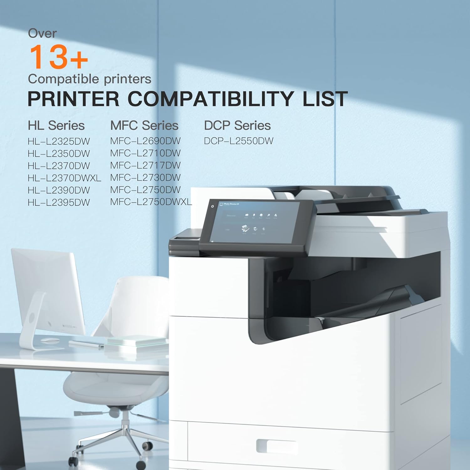 2 Drum Compatible Drum Unit for Brother Printers T163