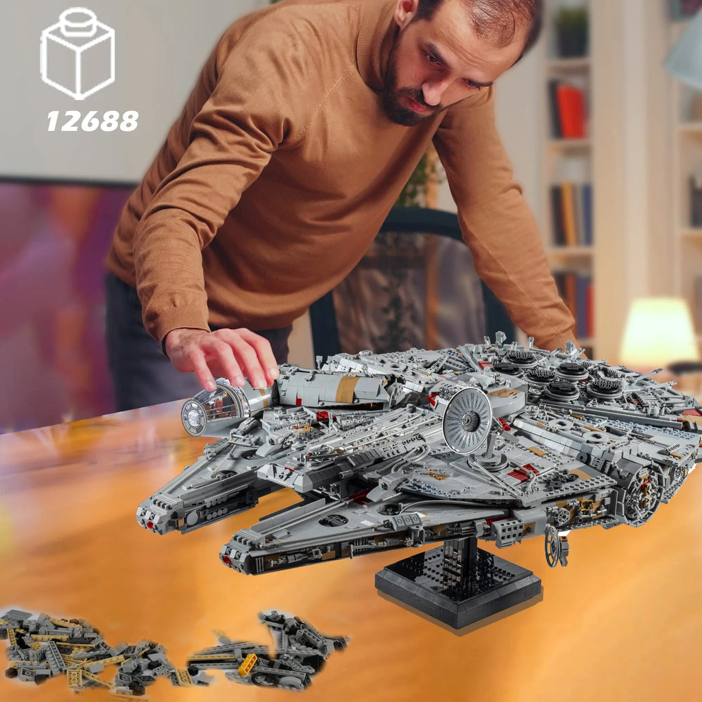 Millennium Falcon Spaceship Building Block Kit Toy A246
