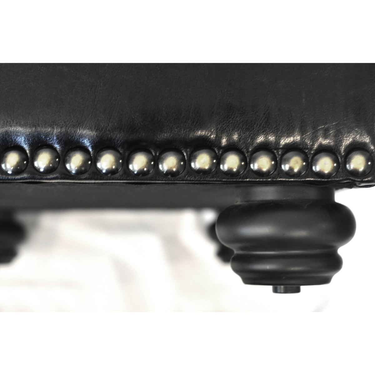Black Storage Ottoman Y1600