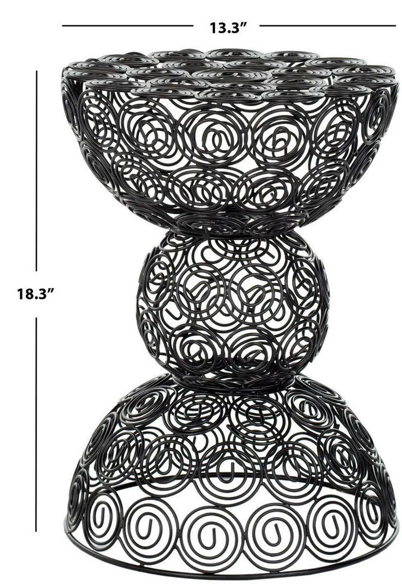 Green Iron Wire Stool R385326