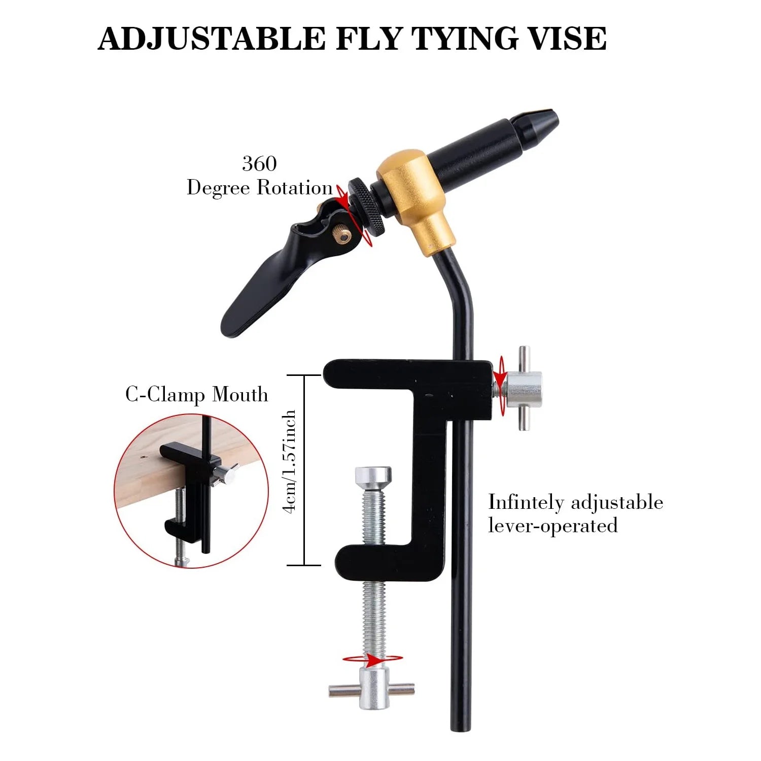 Fly Tying Vise Y814