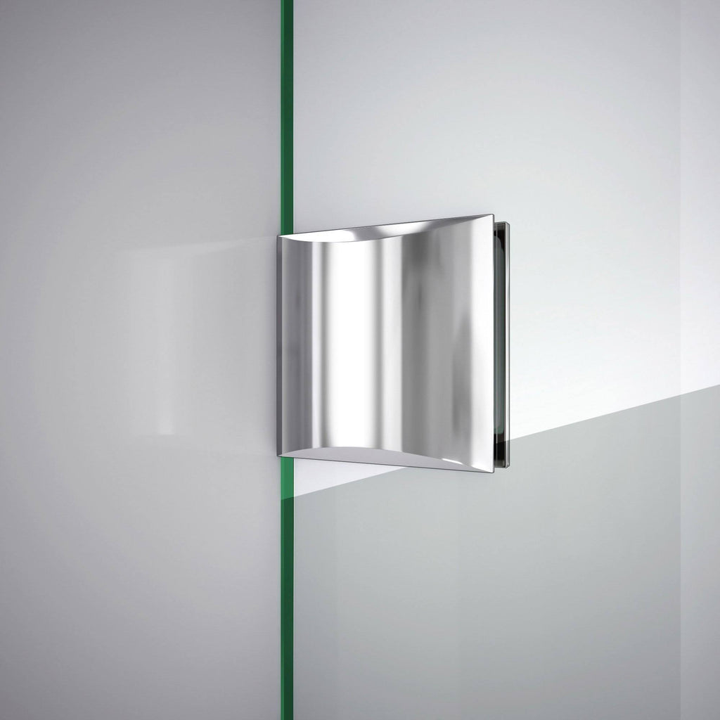 Chrome Frameless Hinged Shower Door T859280