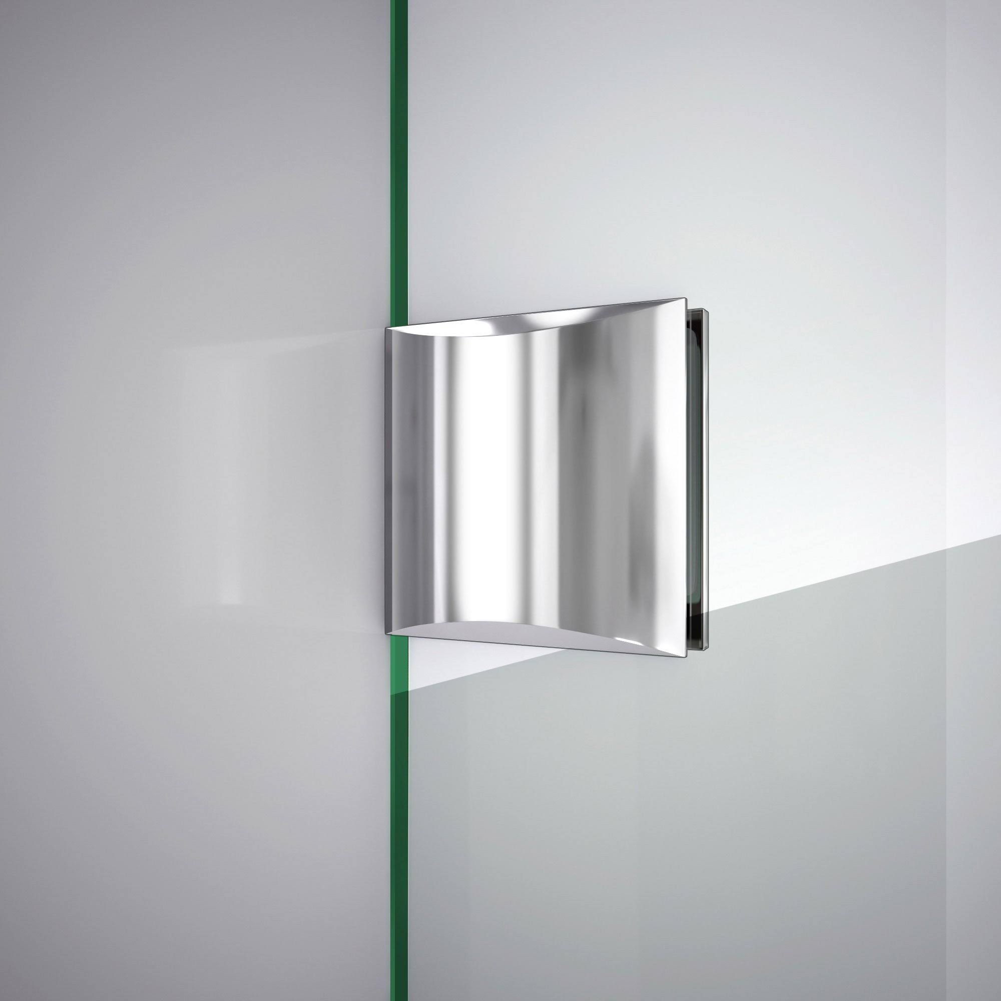 Chrome Frameless Hinged Shower Door T859280