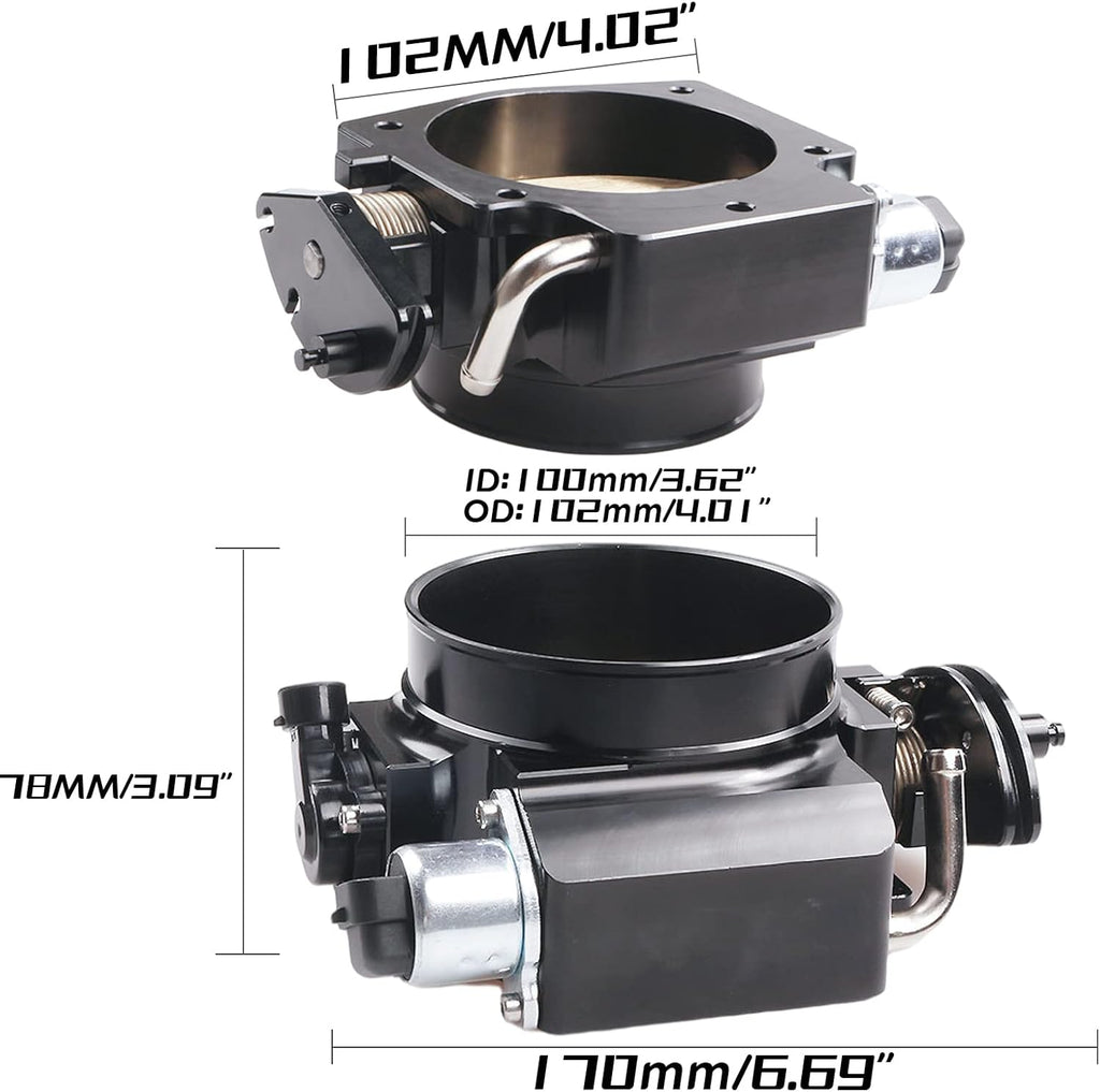 102mm Throttle Body Assembly with Position Sensor TPS IAC X47905