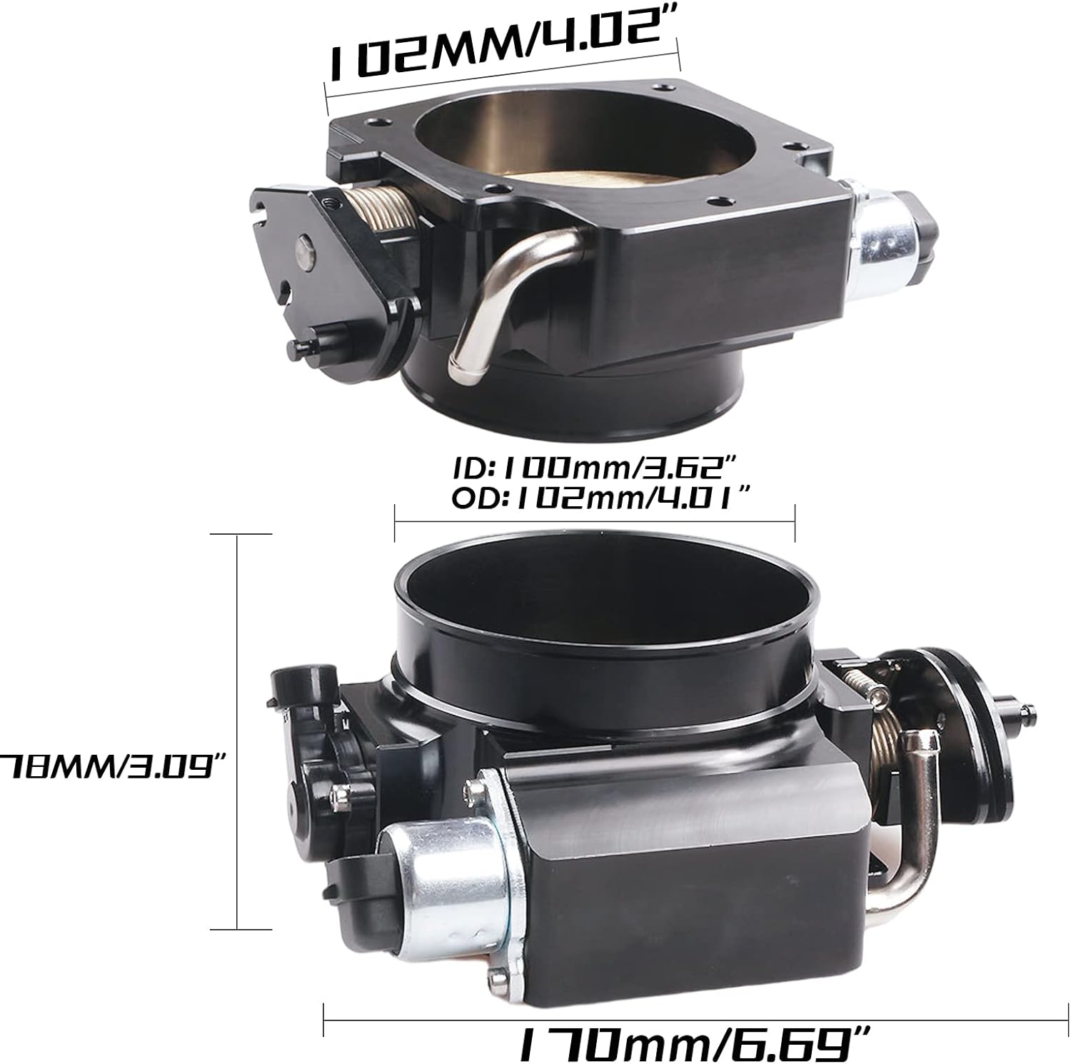 102mm Throttle Body Assembly with Position Sensor TPS IAC X47905