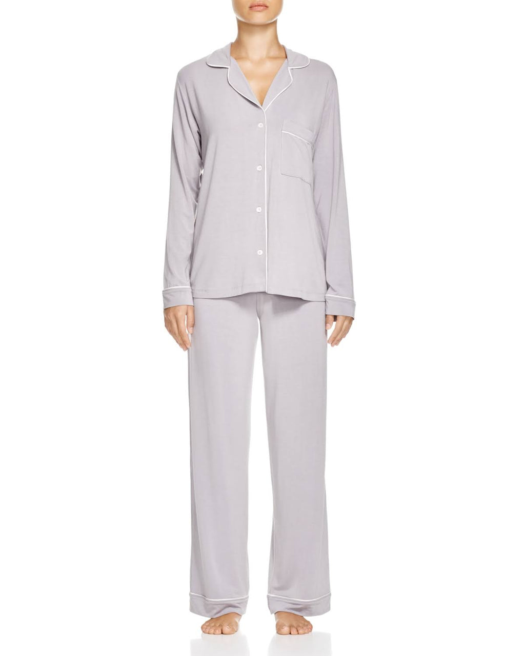 Avocado/Antique Rose Long PJ Set C37630