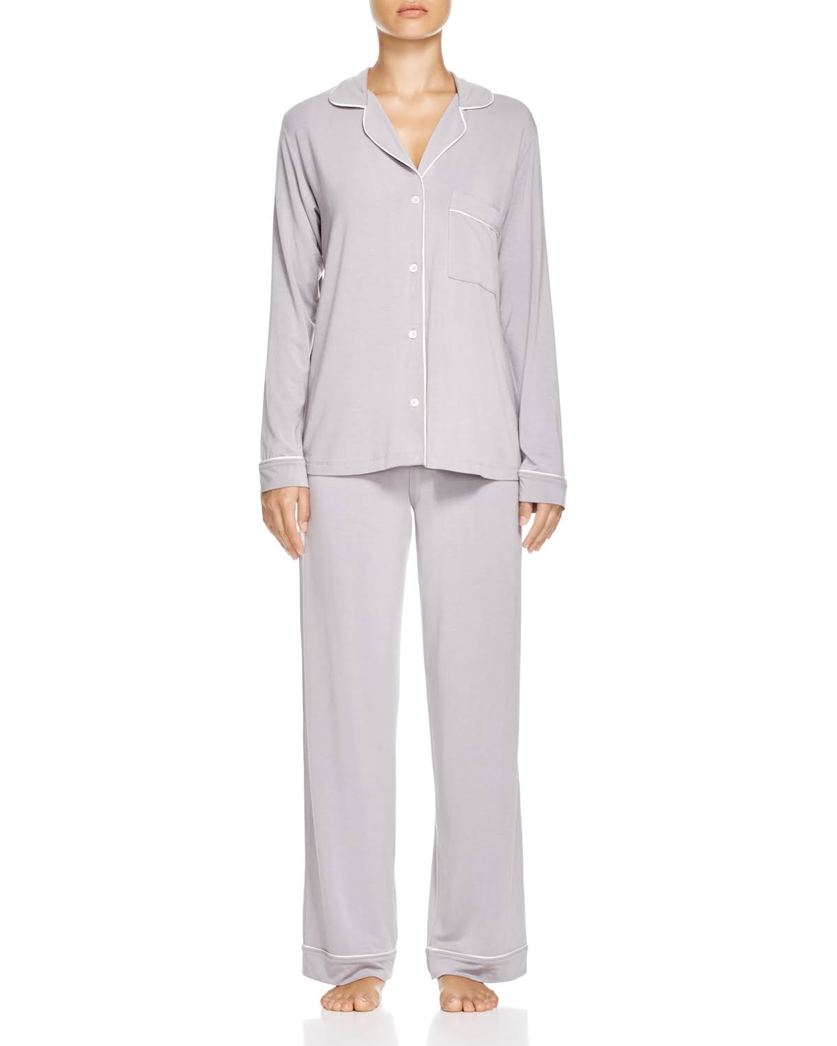 Avocado/Antique Rose Long PJ Set C37630
