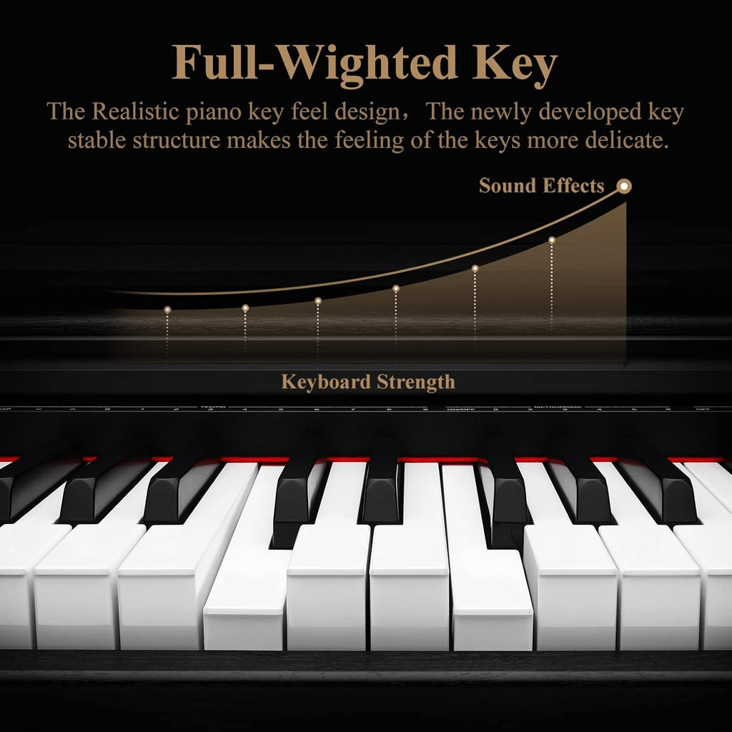 88-Key Digital Piano with Weighted Keys P4742