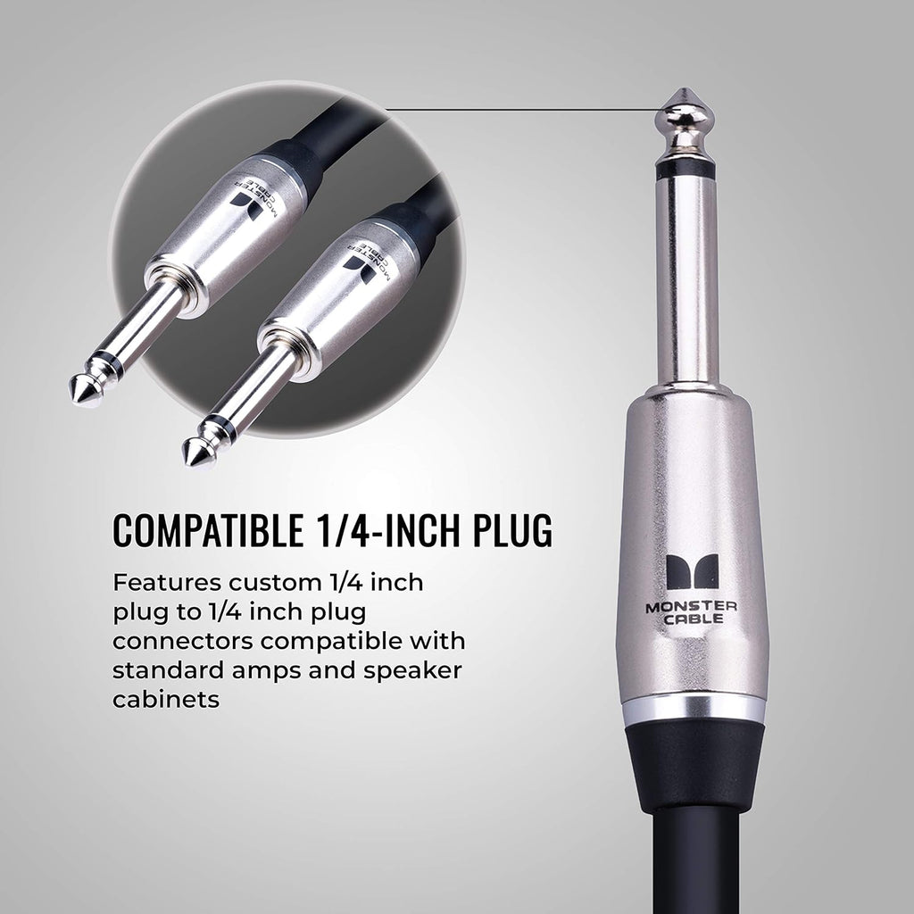 6 ft Straight 1/4 Speaker Cable Pack of 2 Z365568