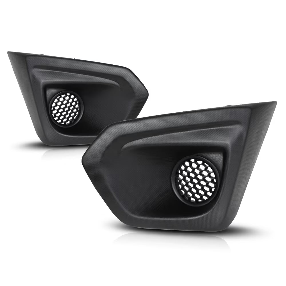 Black OE Replacement Front Bumper Fog Light Bezel Cover G274