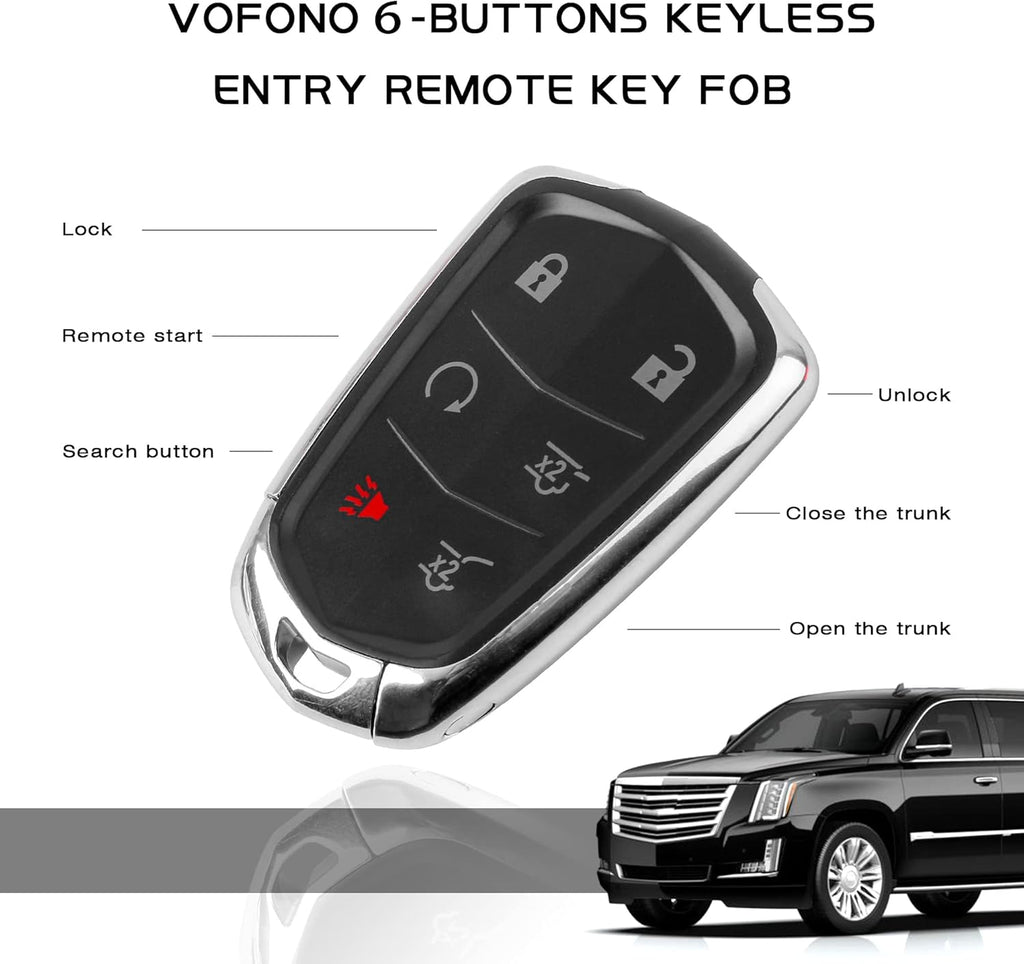 Car Key Fob Keyless Entry Remote Pack of 2 V410