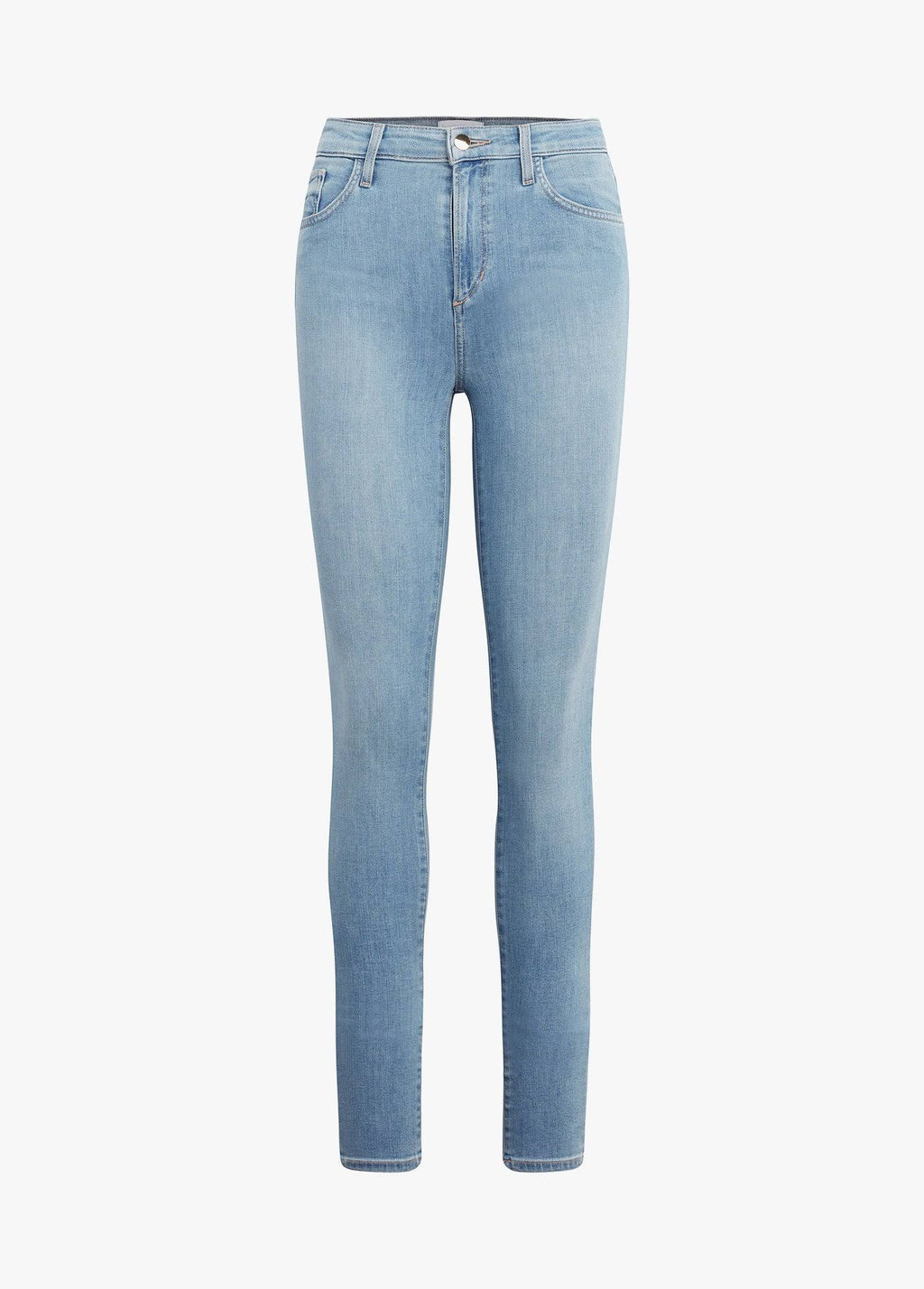 White High Rise Skinny Jeans P662