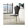 Black Side Chair Set of 2 Q191