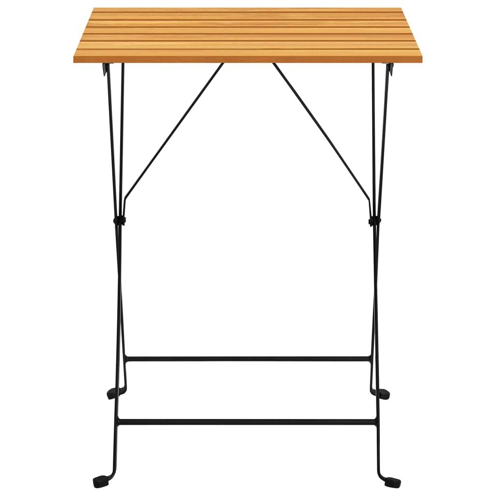 3 Piece Folding Bistro Set Solid Acacia Wood U8824