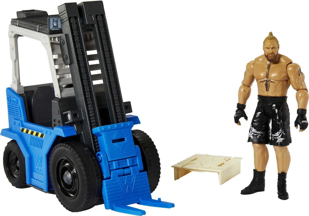 WWE Wrekkin' Slam 'n Stack Forklift Breakaway Vehicle with Action Figure (6-inch) R774928