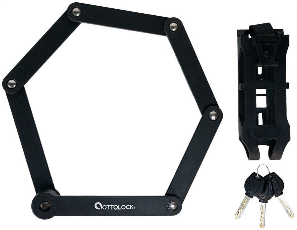 Black Folding Lock with Mount R32878