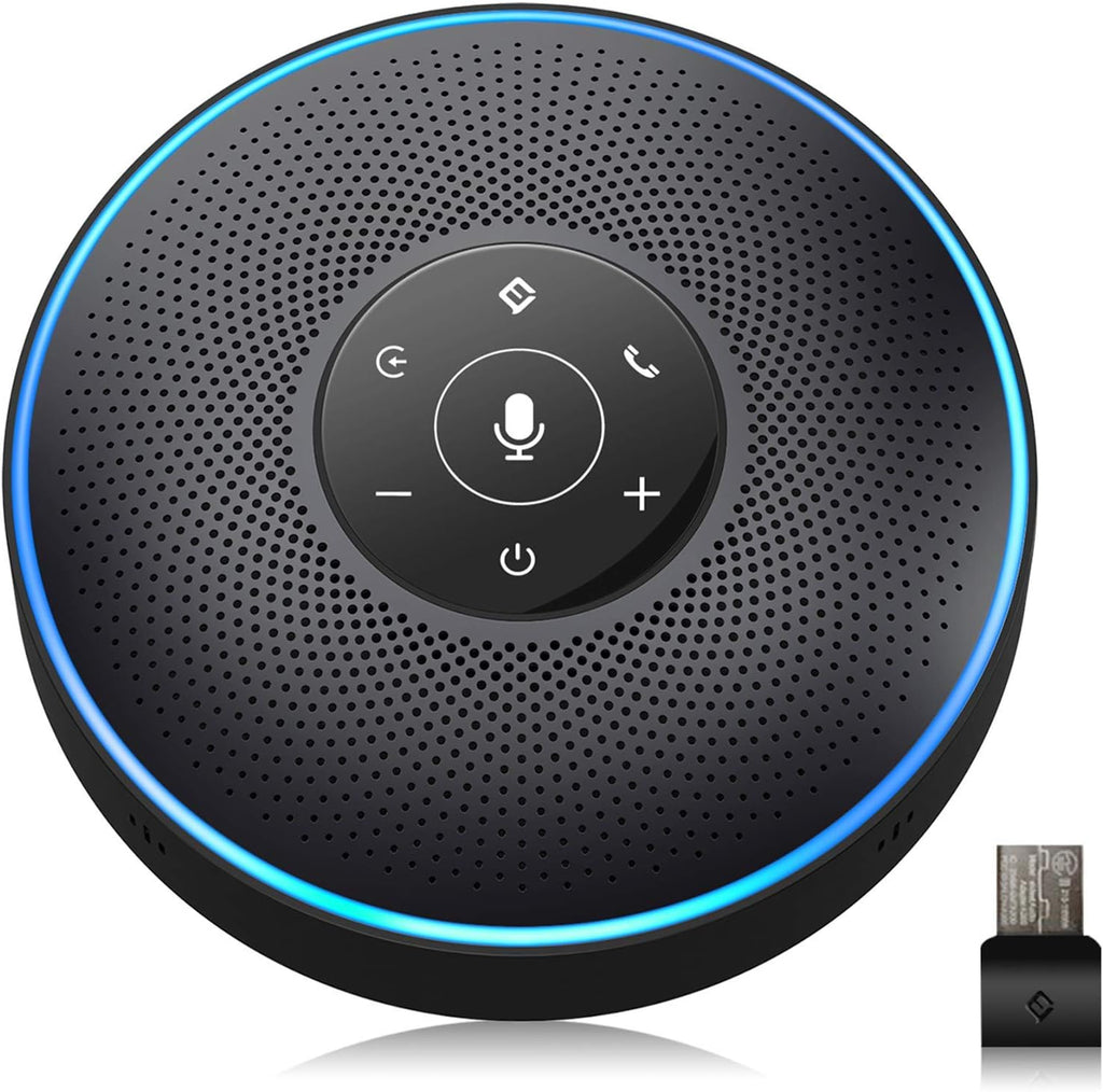 Black Conference Speaker with 4 Microphone C5314