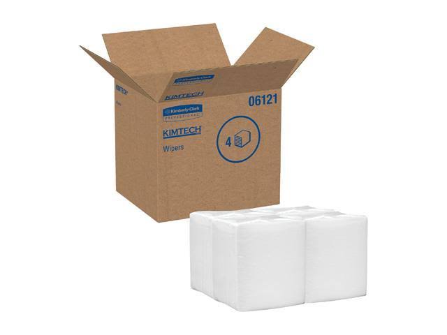 1/4 Fold White Wipers, 100/Box, 4/Carton C187026