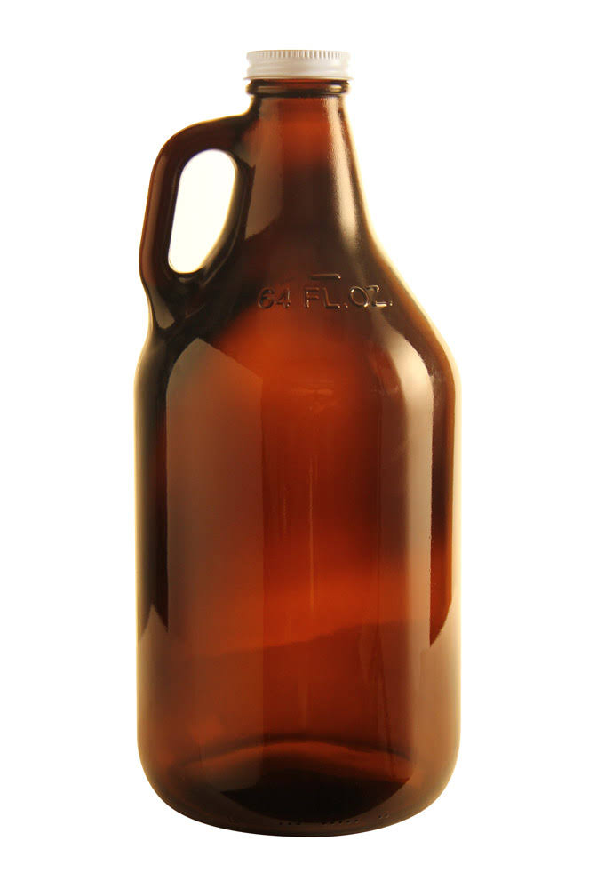 64 oz. Amber Glass Beer Growlers R44553