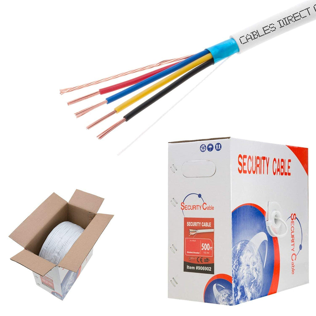 18/4 Shielded Stranded Conductor Alarm Control Cable 500ft S120512