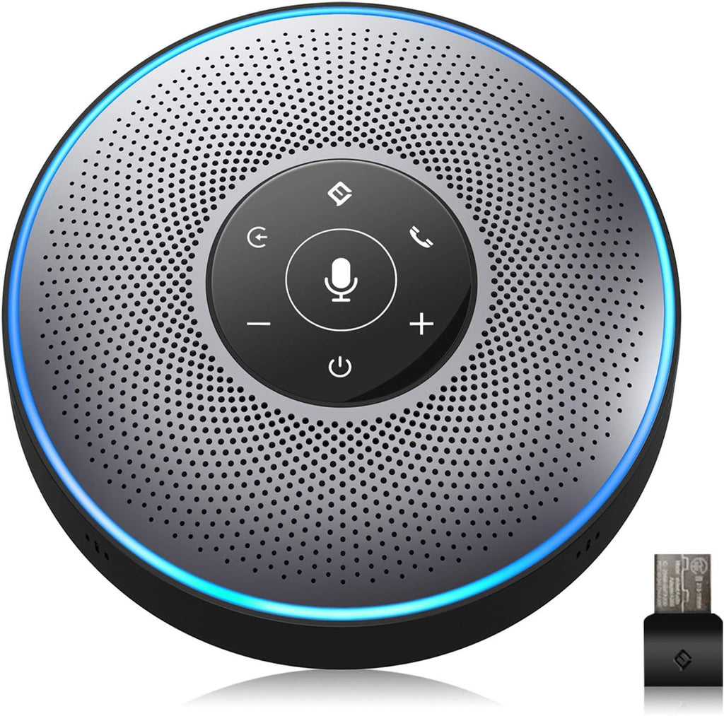 Black Conference Speaker with 4 Microphone C5314