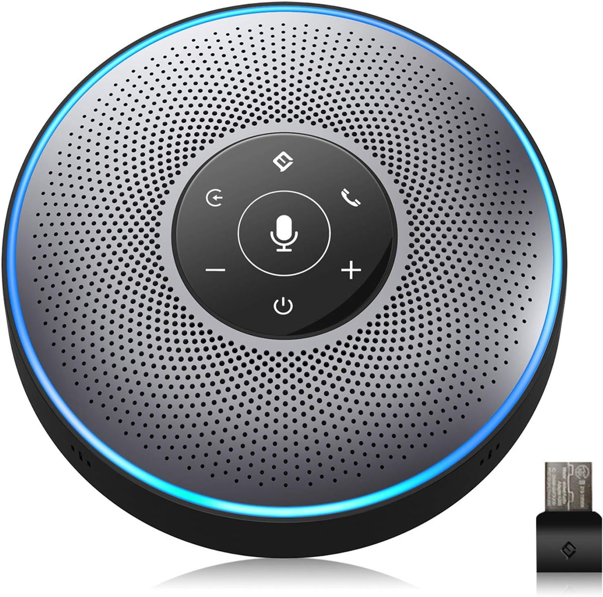 Black Conference Speaker with 4 Microphone C5314