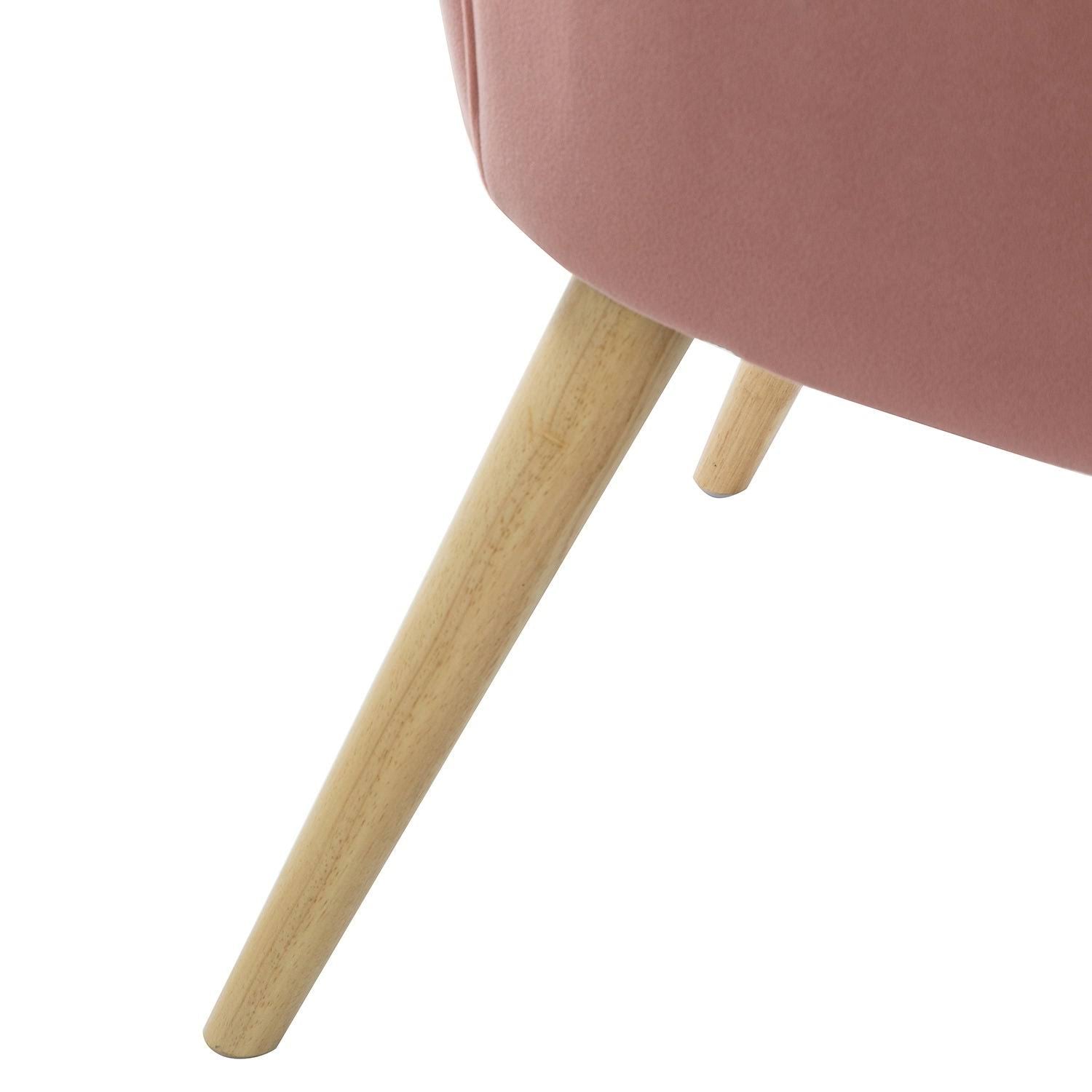 Scalloped Velvet Arm Chair with Tufted Back, Set of 2 - Green I24297