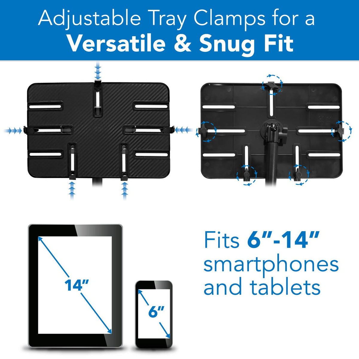 Universal Tablet Pole and Desk Mount P325501