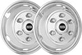 Polished 19.5 inch 6 Lug Stainless Steel Wheel Simulator Kit I862687