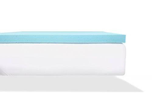 3.5 lb. Density 3-Inch Gel Memory Foam Cal King Mattress Topper with Removable Cover C360316