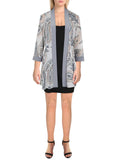 Petites Mesh Printed Duster Blazer Y2513