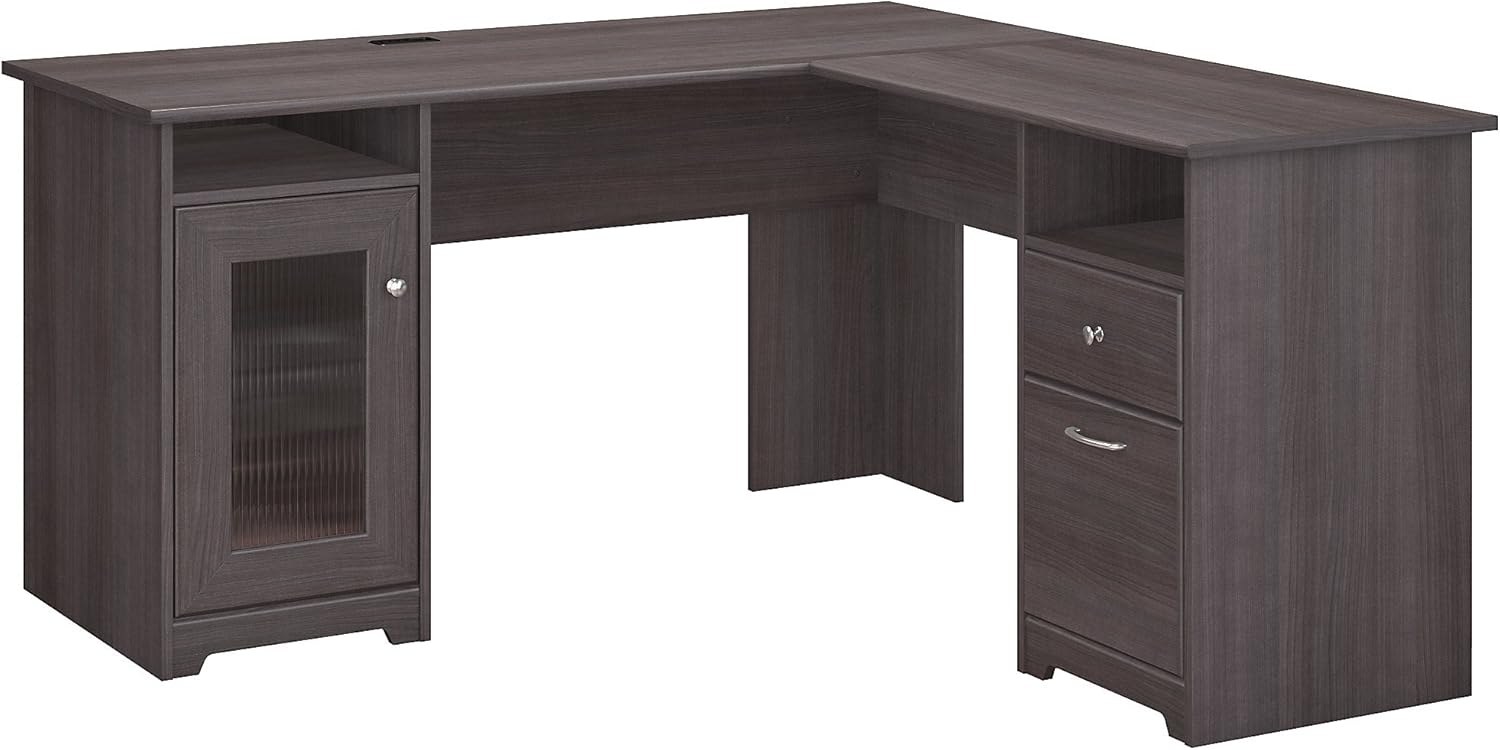 White L Shaped Computer Desk W14593