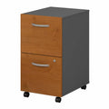 Natural Cherry 2-Drawer Mobile Filing Cabinet S43509