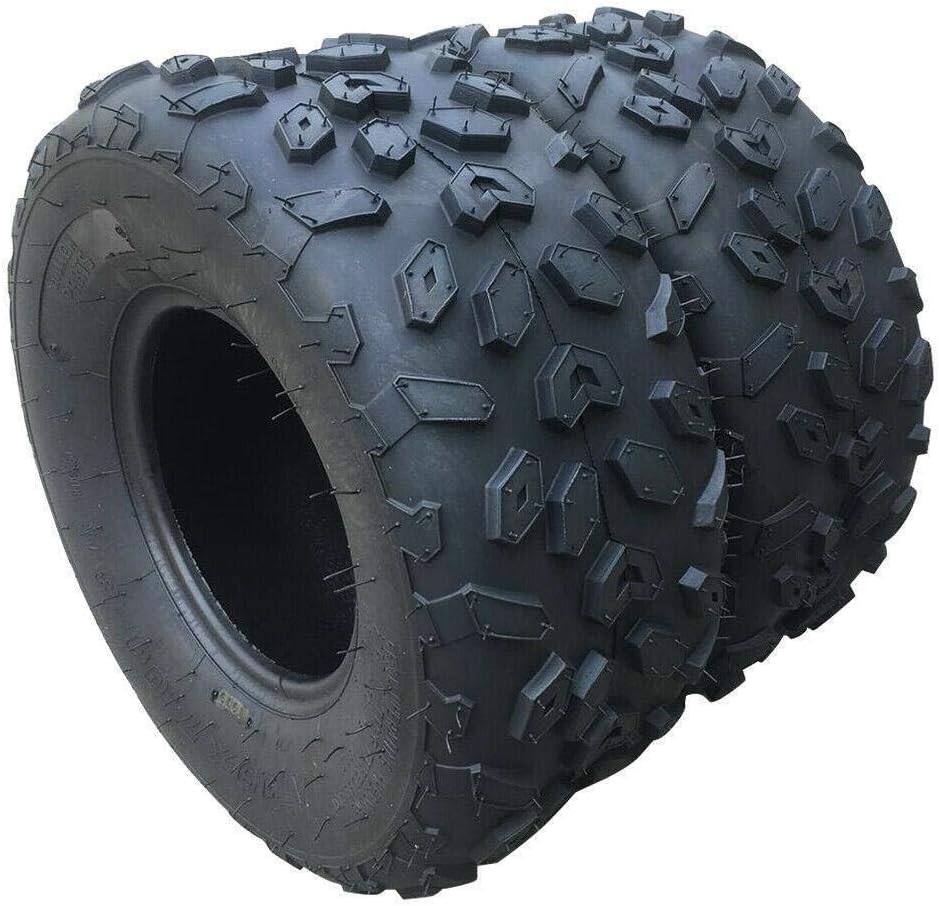 Set of 2 ATV Tubeless Tires 19X7-8 4PR A820796