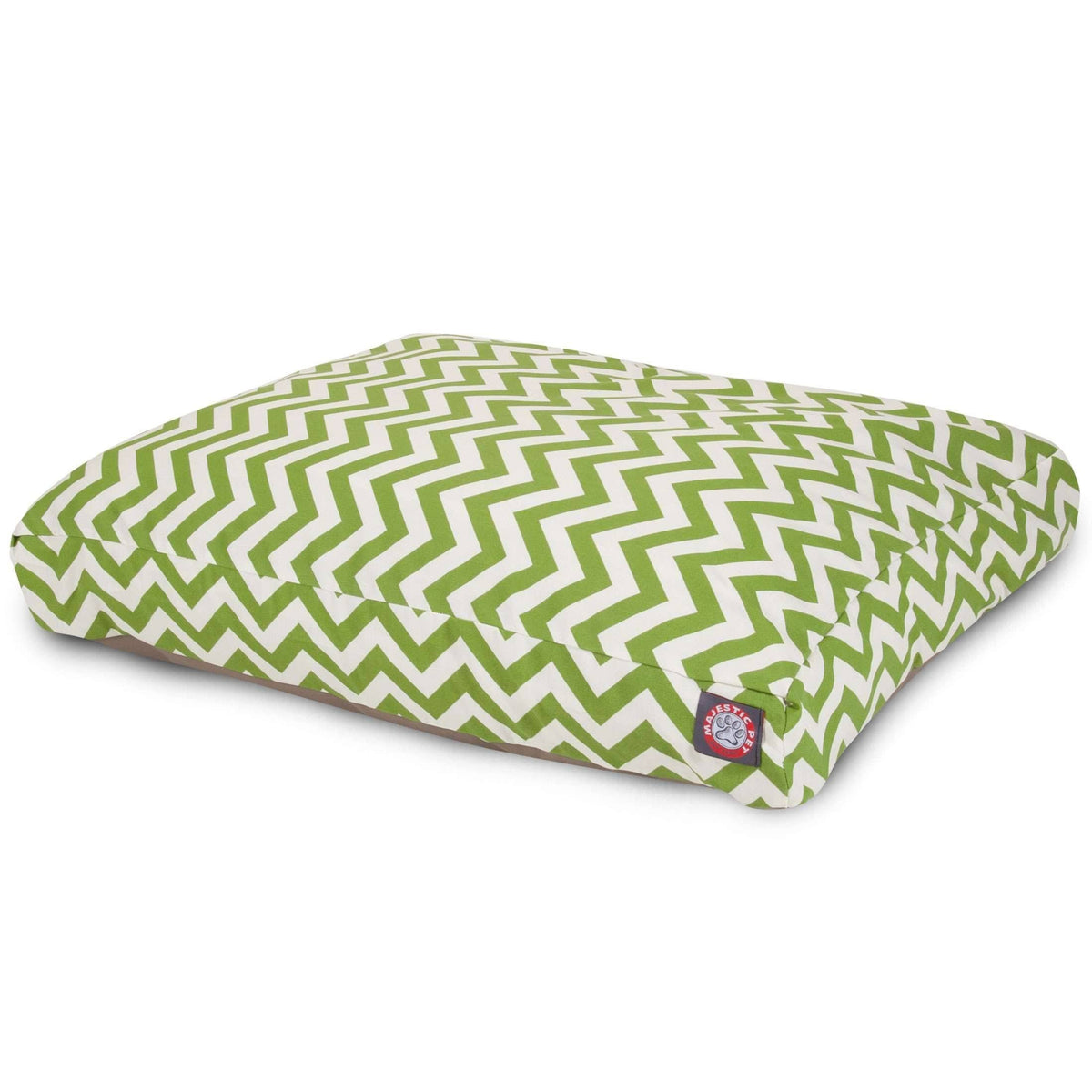 Sage Chevron Rectangle Pet Bed G9464