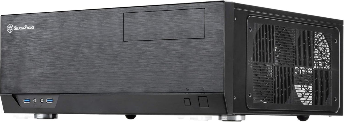 Black Aluminum HTPC Computer Case Q37173