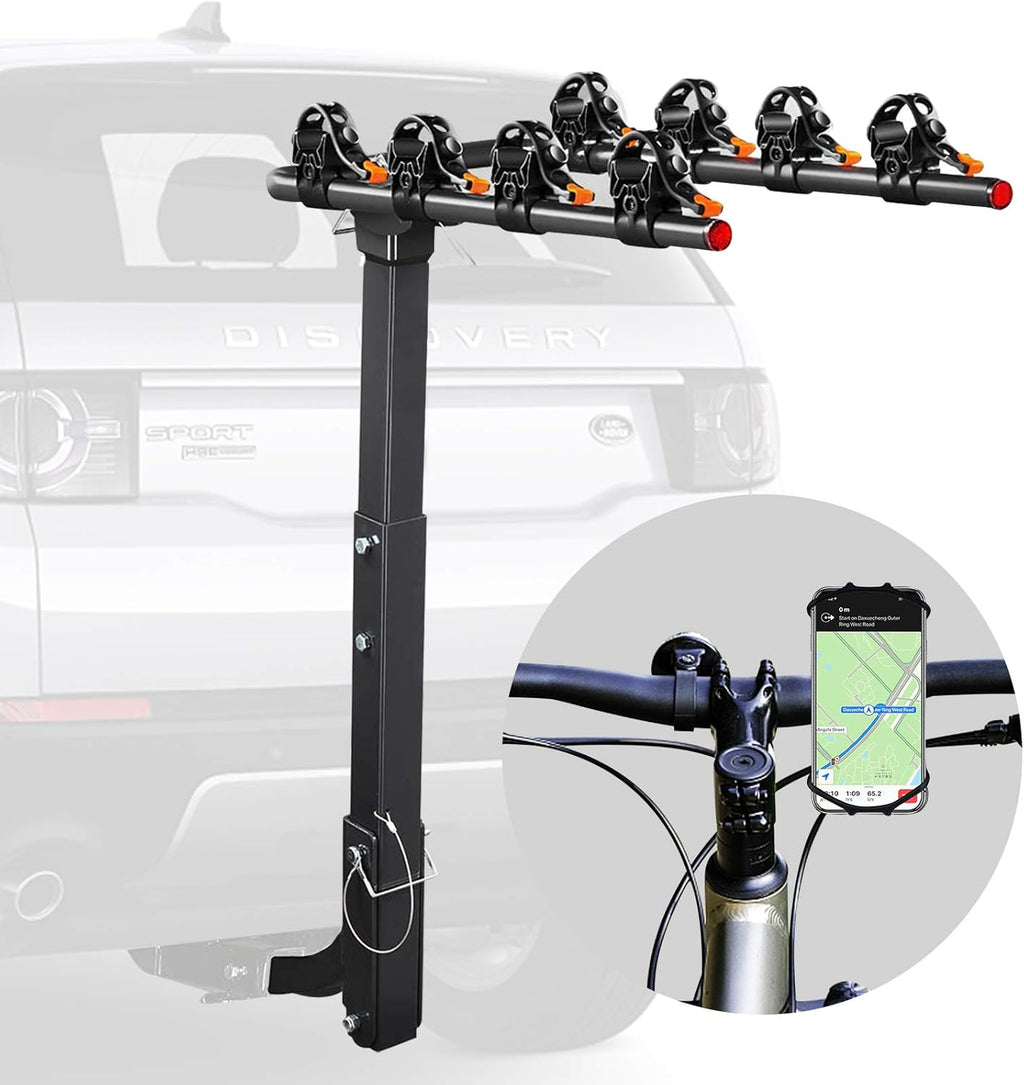 Double Foldable Bike Hitch Rack for 2'' Hitch Receiver R629265