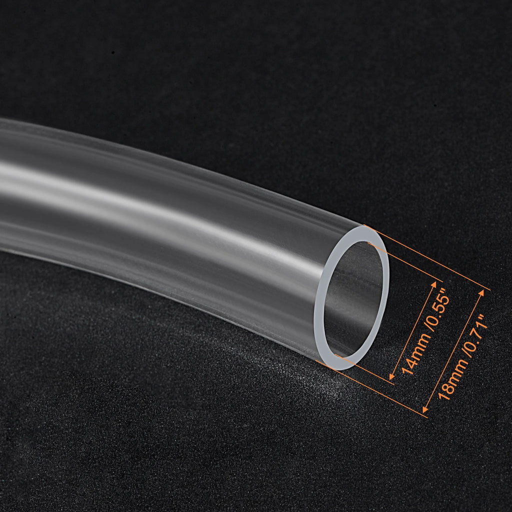 14mm ID 18mm OD 13ft PVC Clear Vinyl Tubing Hose I622