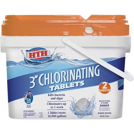 25 lbs Chlorinating Tablets Swimming Pool Chlorine A264665