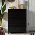 Black 4-Drawer Chest O915