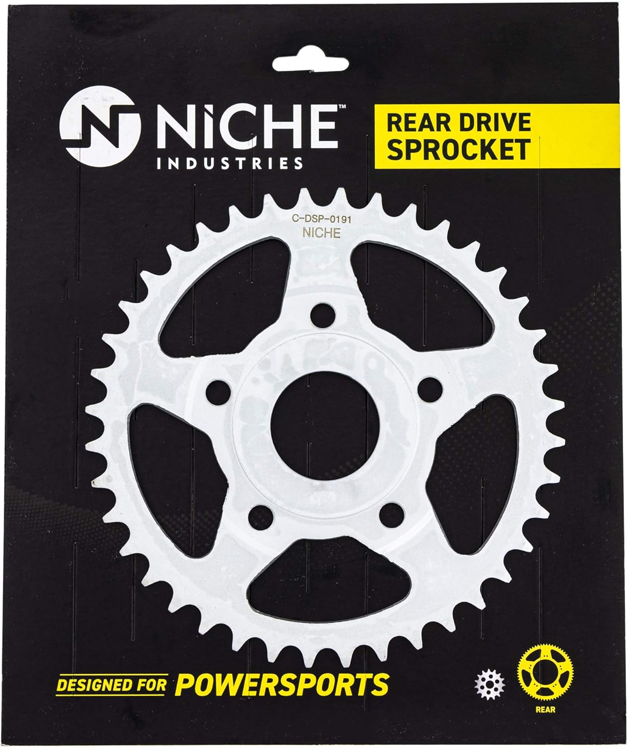 Drive Sprocket Chain Combo Front 12 Rear 40 Tooth 520NZ Standard 88 Links Pack of 2 H98933