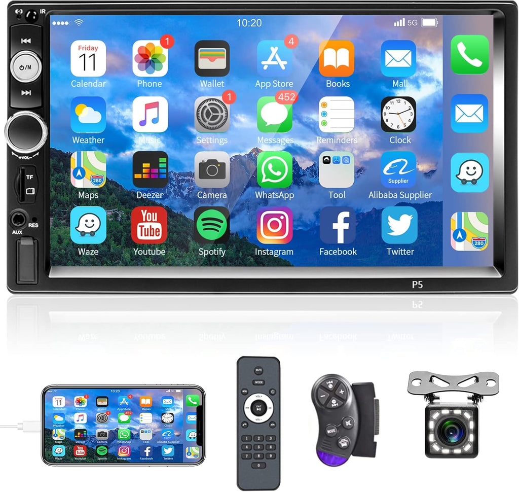6.2 Inch Double Din Touchscreen Car Radio with Bluetooth P92378
